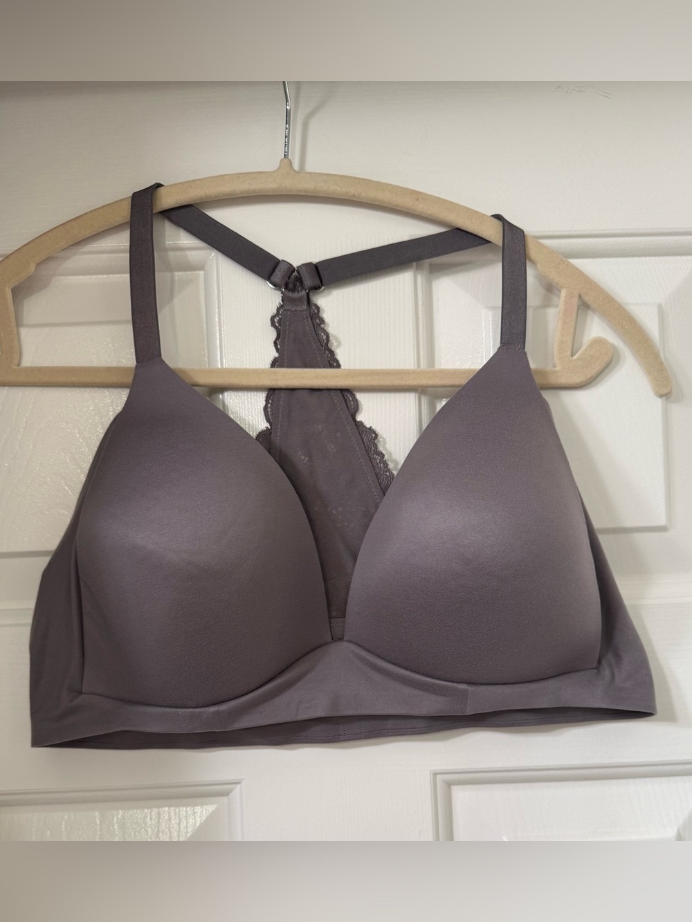 Aerie Real Sunnie Wireless Bralette in Charcoal - 38C